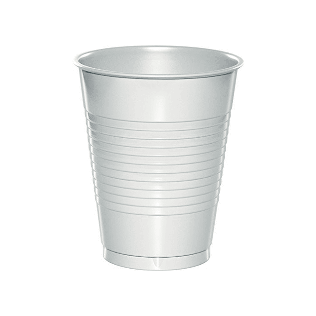 Vaso Plastico 300Cc Blanco 50 Uni