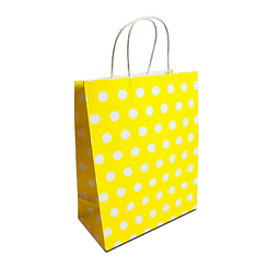 Bolsa De Regalo Puntos Amarillo 1 Uni