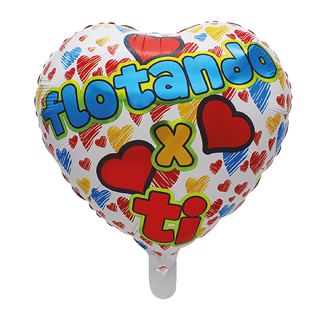 Globo Corazon 18" Flotando Por Ti 1 Uni