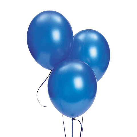 Globo Metalizado Glam #9 Azul 25 Uni