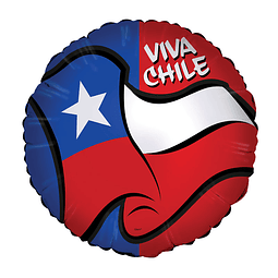 Globo Foil 18" Viva Chile 1 Uni