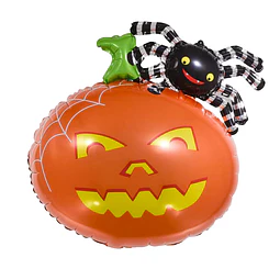 Globo Hwn 70*48Cm Calabaza C/Araña 1 Uni