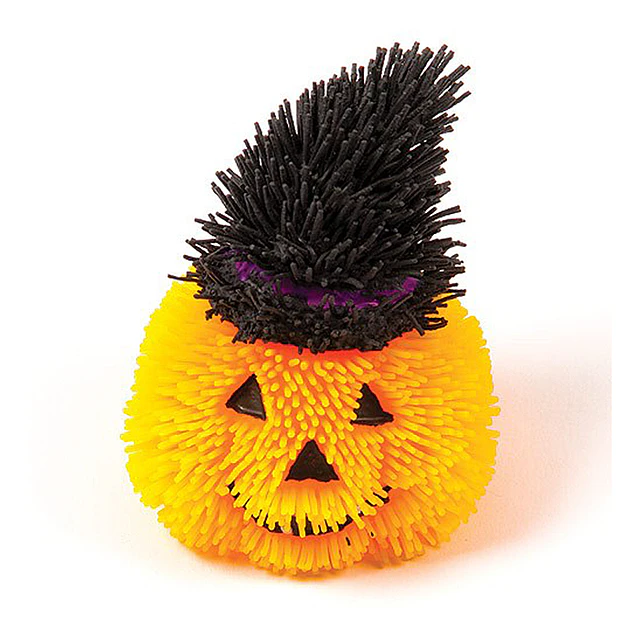 Calabaza Puffer Naranja Negro 1 Uni