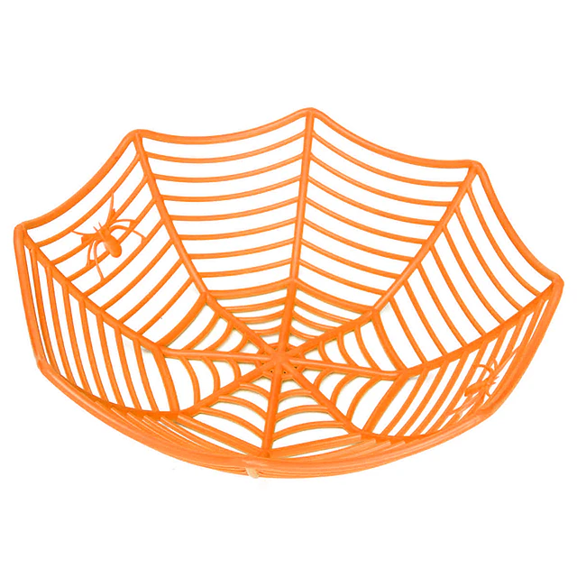Cesta Forma Telaraña Naranja 1 Uni
