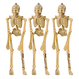 Deco Colgante 3 Esqueletos 11 cm 1 Uni