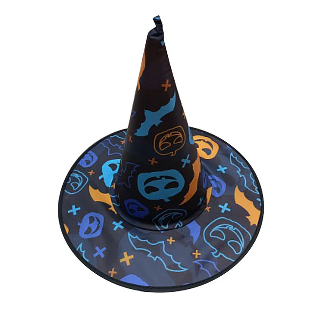 Sombrero Bruja Negro Imp Colores 1 Uni
