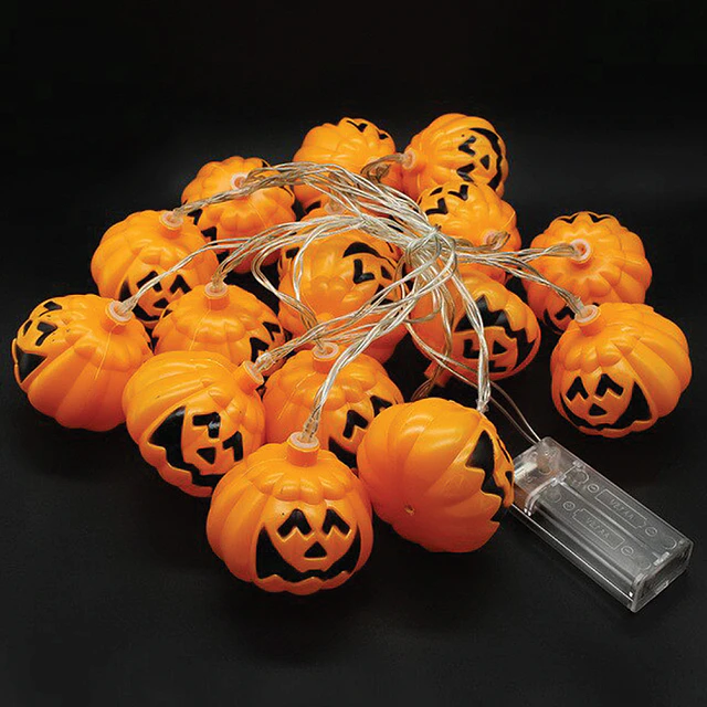 Guirnalda Calabaza Luces 1 Uni