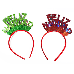 Cintillo Feliz Navidad Luminoso 