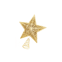 Estrella Árbol Dorada
