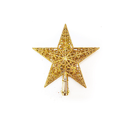 Estrella Árbol Dorada 
