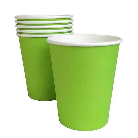 Vaso Polipapel Verde Lima 6 Uni