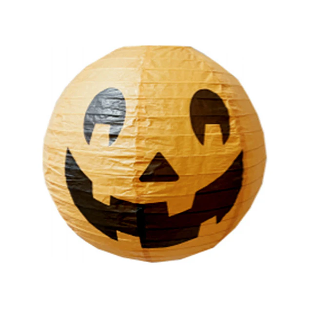 Farol Papel Naranja 30cm Imp Calab 1 Uni