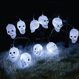 Guirnalda Craneos Luces 1 Uni