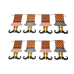 Guirnalda Botas Bruja Naranja 5M 1 Uni