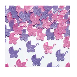 Confetti Cochecitos Rosados 16Gr 1 Uni
