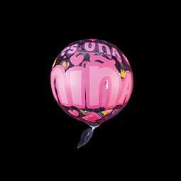 Globo Transp 20"" Es Una Niña O 1 Uni"