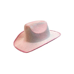 Somb Vaquer@ Rosado Glitter 1 Uni