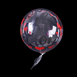 Globo Transp 20"" Te Adoro 1 Uni"