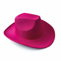 Sombrero Cowboy Fucsia Fluo 1 Uni