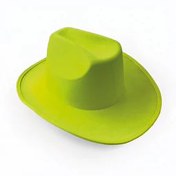 Sombrero Cowboy Amarillo Fluo 1 Uni