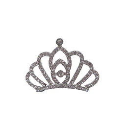 Tiara Peine Met Silver Crown 1 Uni