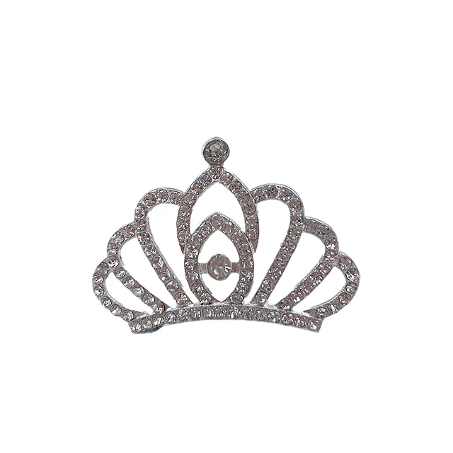 Tiara Peine Met Silver Crown 1 Uni