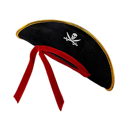 Somb Pirata Terc C/Cinta Roja Peque 1 Uni