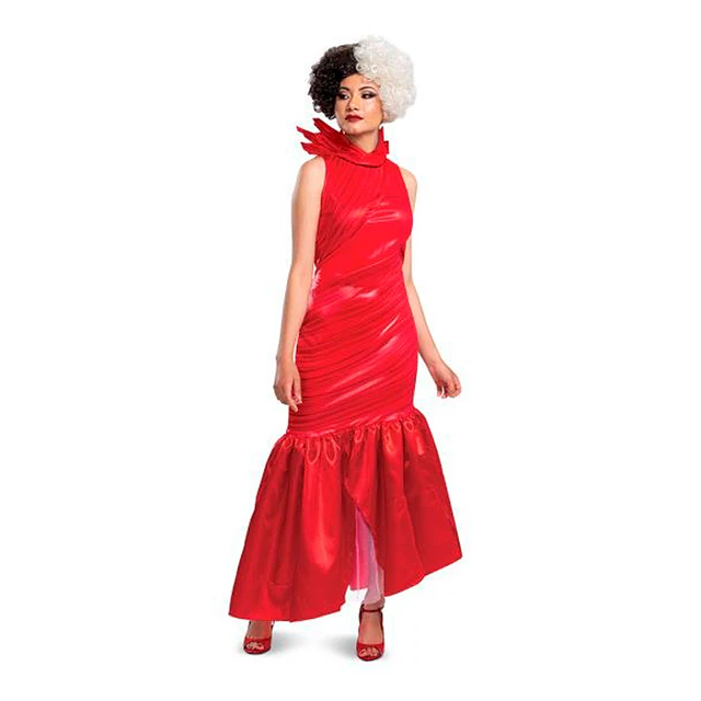 Disfraz Cruella Rojo Talla L 1 Uni