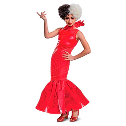 Disfraz Cruella Rojo Talla 7/9 1 Uni