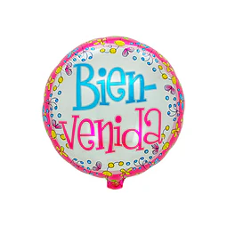 Globo Foil 18" Bienvenida 1 Uni