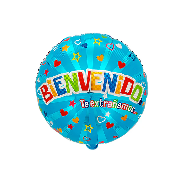 Globo Foil 18" Bienvenido 1 Uni