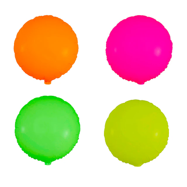 Globo Foil 18" Red Neon C/S 1 Uni