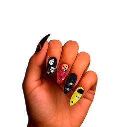 Set Uñas Postizas Adulto Hwn 1 Uni