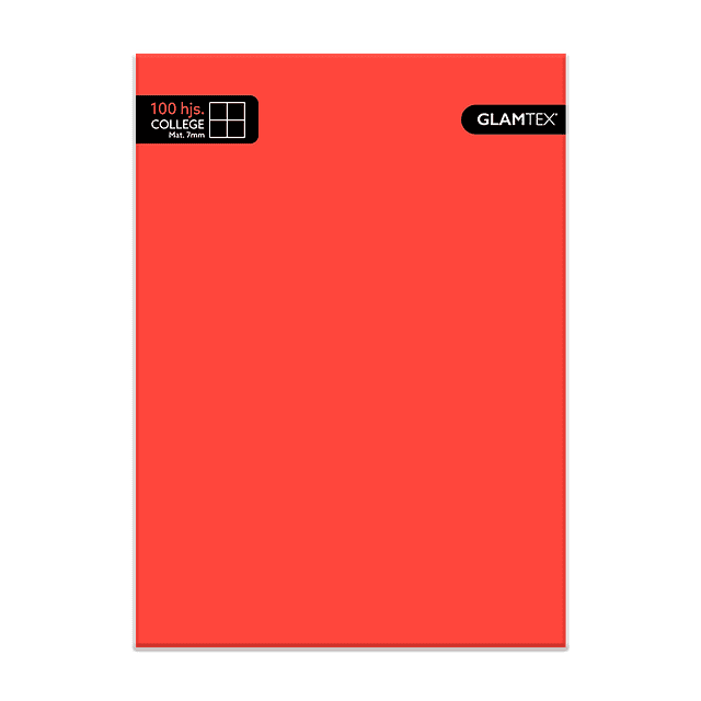 Cuaderno College 100Hjs 7mm 1 Uni