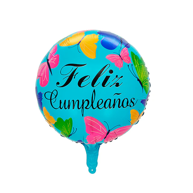Globo Foil 18" Feliz cumpleaños Mariposa 1 Uni