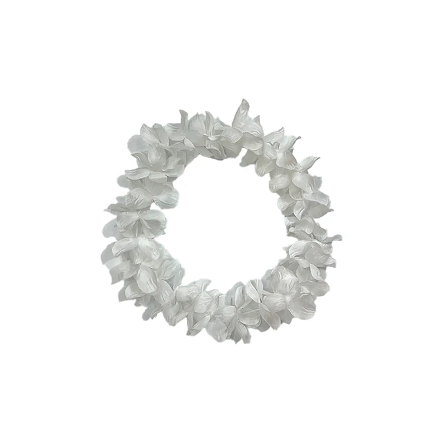 Collar Petalos Blanco 1 Uni