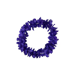 Collar Petalos Morado 1 Uni