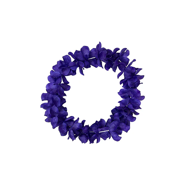 Collar Petalos Morado 1 Uni