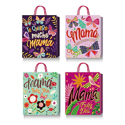 Bolsa Reg Mama Flowers 26X32X10 Cm D/S 1 Un