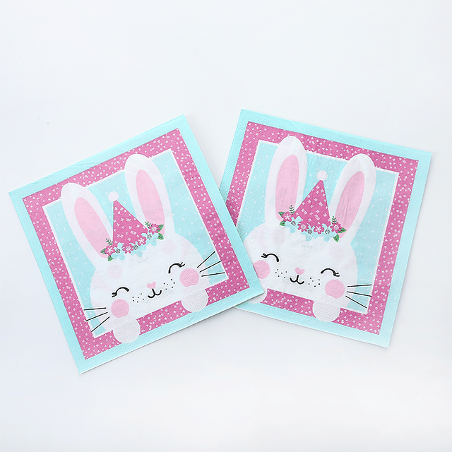 Servilleta Conejita Feliz 20 Uni