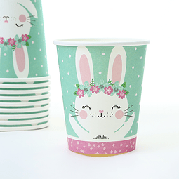 Vaso Conejita Feliz 6 Uni