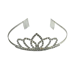 Tiara Metálica Pétalos 1 Uni