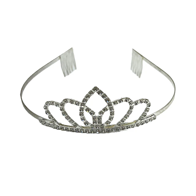 Tiara Metálica Pétalos 1 Uni