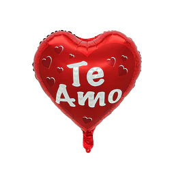Globo Foil Te amo Rojo  Minúscula 1 Uni