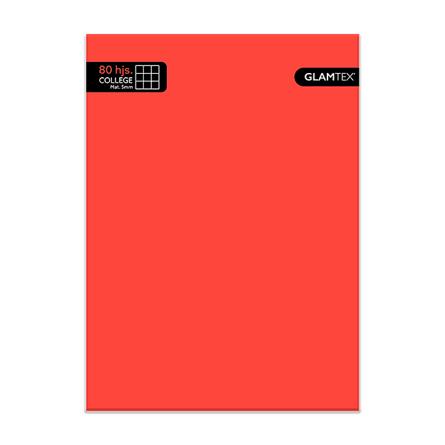 Cuaderno College 80Hjs 5mm 1 Uni