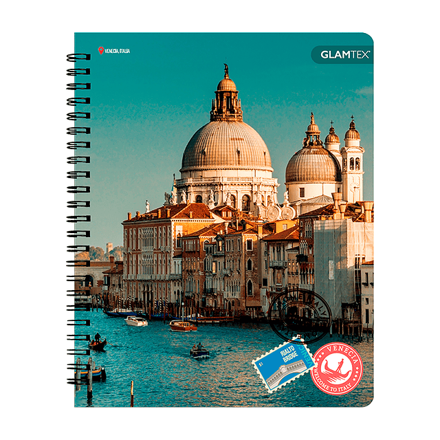 Cuaderno Universitario Tapa Dura Lugares 100Hjs 7Mm 1 Uni
