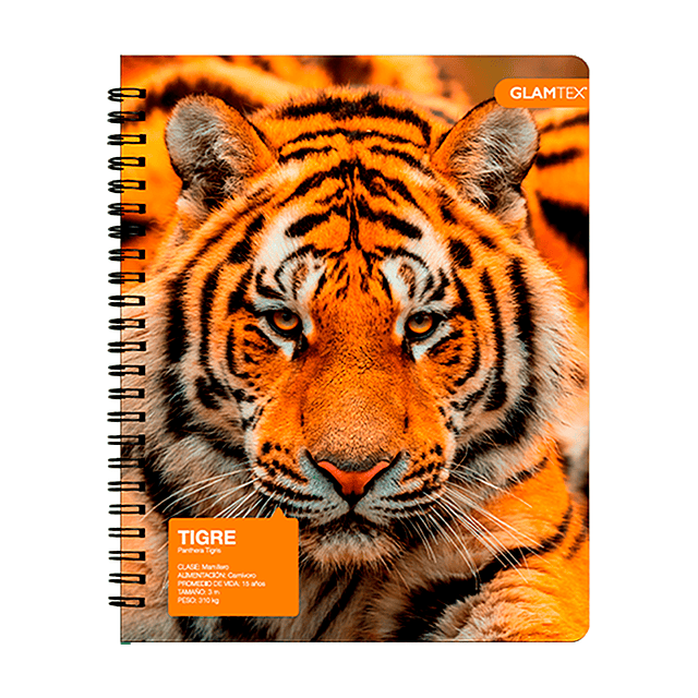 Cuaderno Universitario Tapa Dura Fauna 100Hjs 7Mm 1 Uni