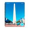 Cuaderno Universitario Tapa Dura Lugares 100Hjs 7Mm 1 Uni