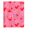 Cuaderno Universitario Tapa Dura Corazones con Foil 100Hjs 7 Mm 1 Uni