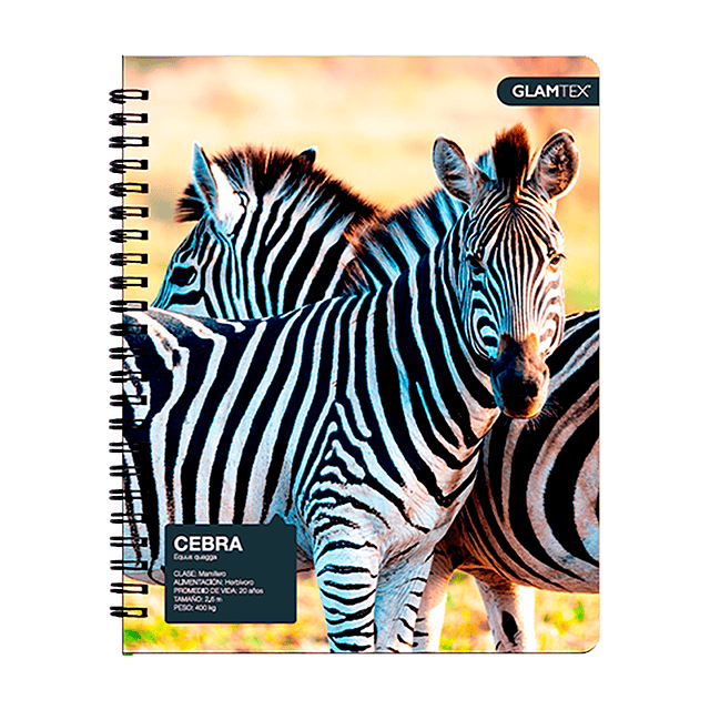 Cuaderno Universitario Tapa Dura Fauna 100Hjs 7Mm 1 Uni